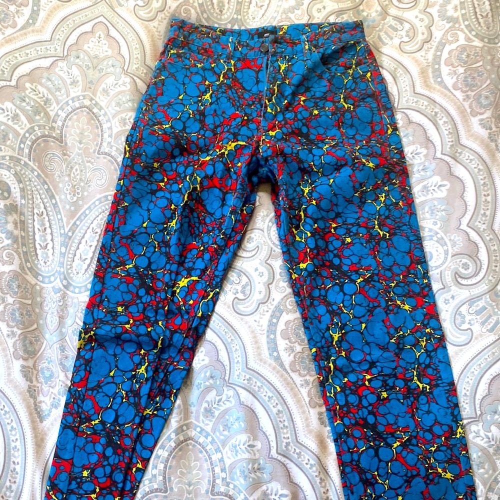 Obey paint splash jeans